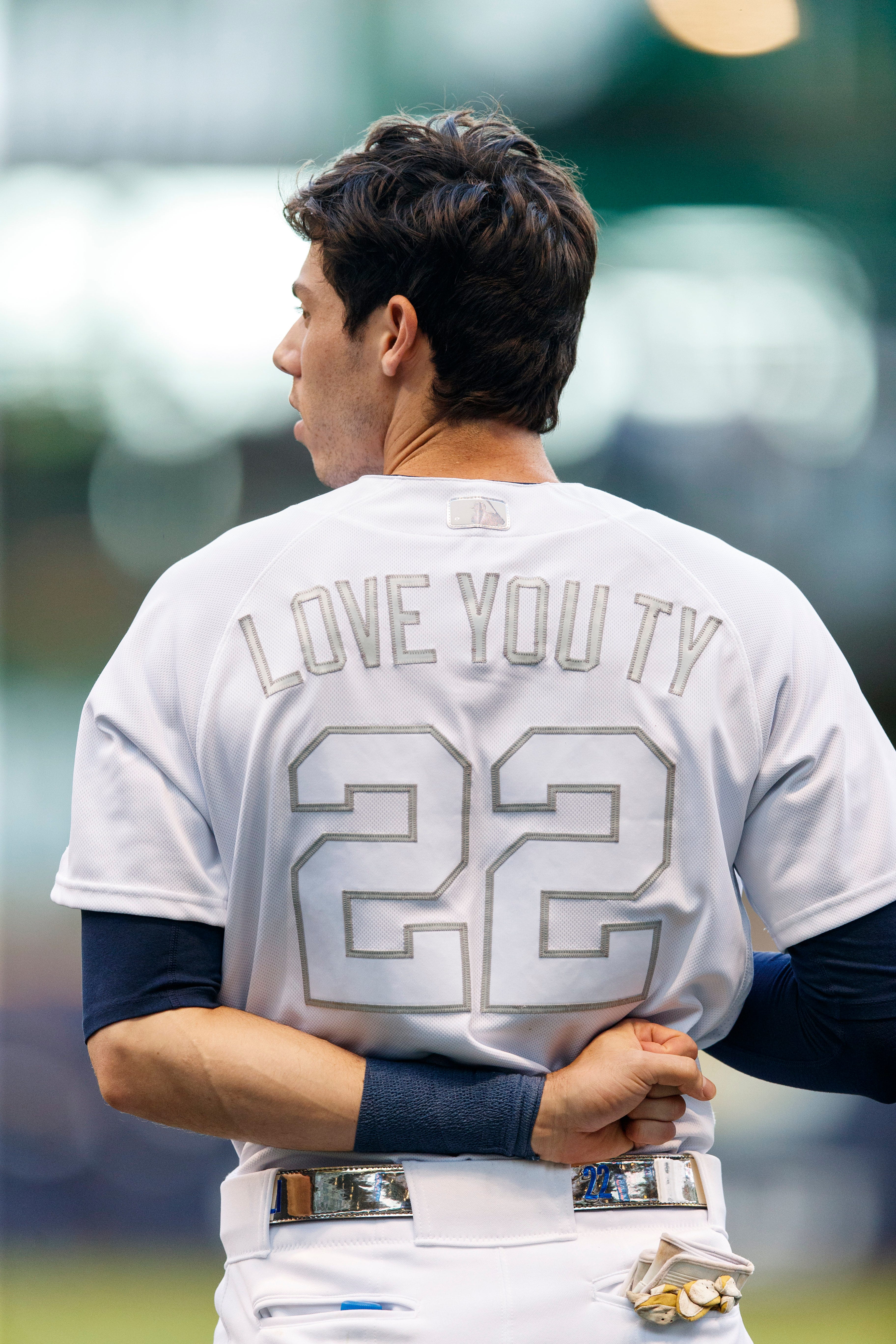 yelich players weekend jersey