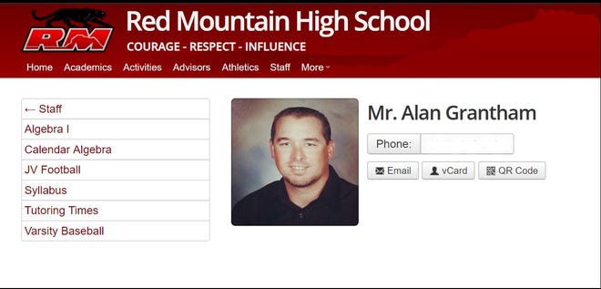 Arizona Woman Says She Was 15 Or 16 When She Had Sex With A Teacher Red Mountain High School Calendar