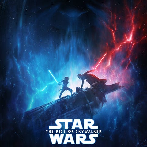 The new poster from "The Rise of Skywalker."