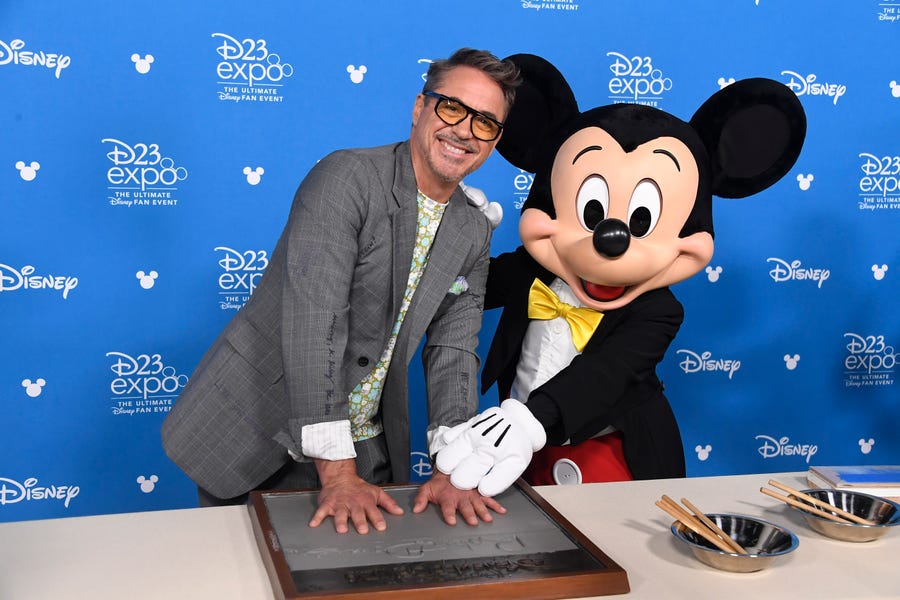 Robert Downey Jr. attends D23 Disney Legends event at Anaheim Convention Center on Aug.23, 2019 in Anaheim, Calif.