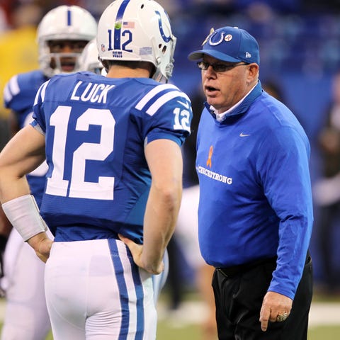 Bruce Arians was Andrew Luck's first offensive coo