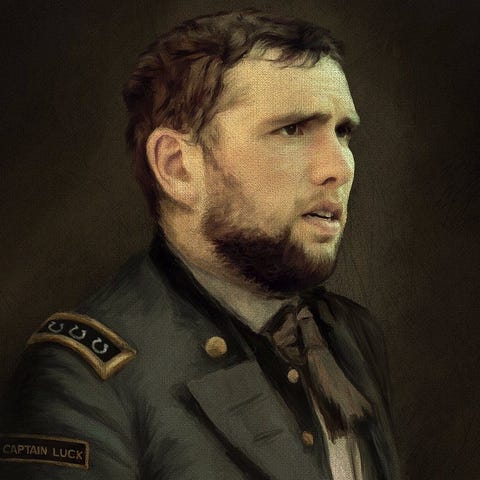 Capt. Andrew Luck reporting for duty.