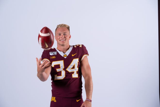 Brock Walker is competing for the Gophers kicking job