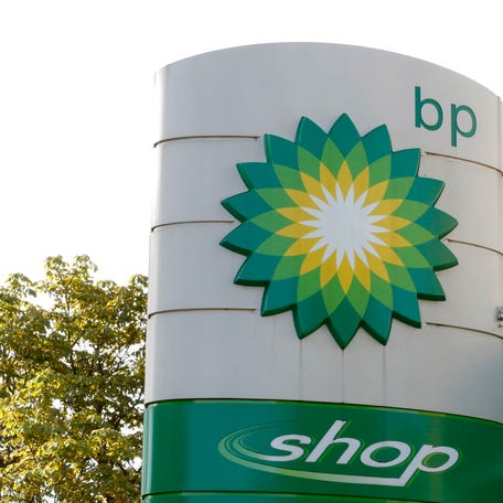 FILE - This Aug. 1, 2017, file photo shows the oil producer BP company logo at a petrol station in London.  BP, a major player on Alaskaâ€™s North Slope for decades, is selling all of its Alaska assets, the company announced Tuesday, Aug. 27, 2019. Hilcorp Alaska is purchasing BP interests in both the Prudhoe Bay oil field and the trans-Alaska pipeline for $5.6 billion, BP announced in a release.(AP Photo/Caroline Spiezio, File)