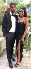 Sasha Obama on her prom day this year. 