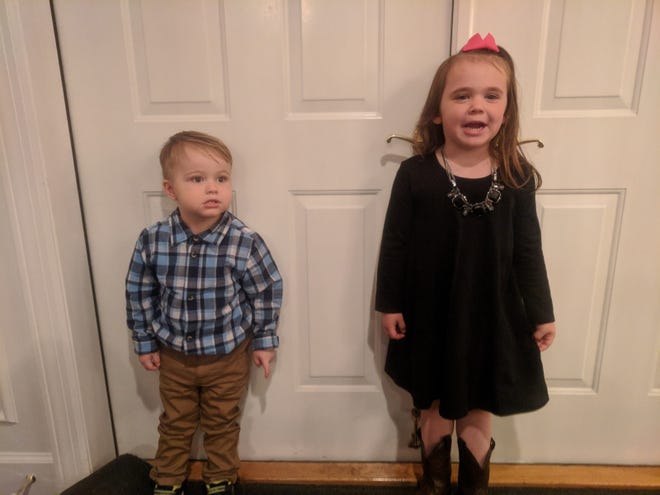 Authorities are searching for Jaxon Levi Robinson, 4, and Jocelyn Jane Robinson, 6, who are believed to be with their non-custodial mother, Amy Marie Newell-Robinson.