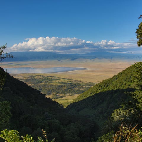 Ngorongoro Crater Tanzania overview from the crate