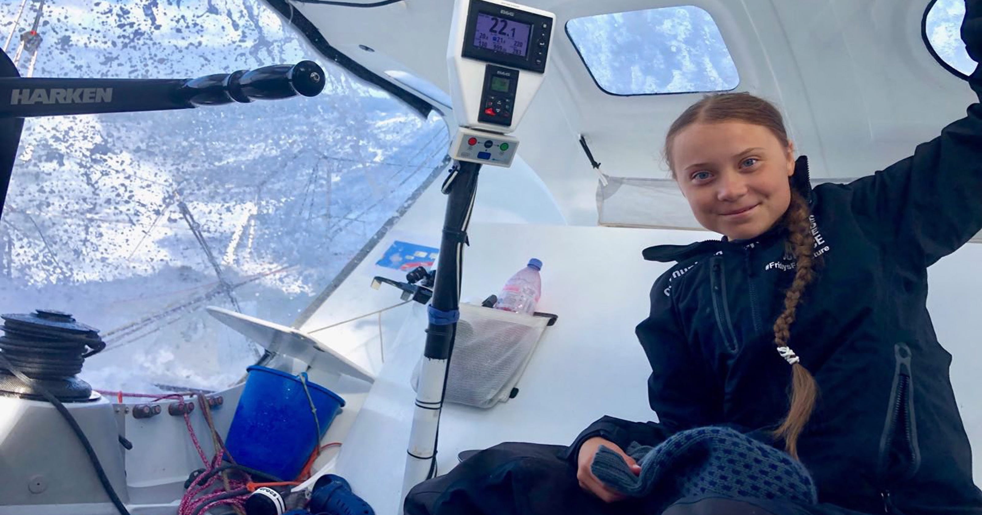 Greta Thunberg completes Atlantic Ocean voyage for UN climate meeeting