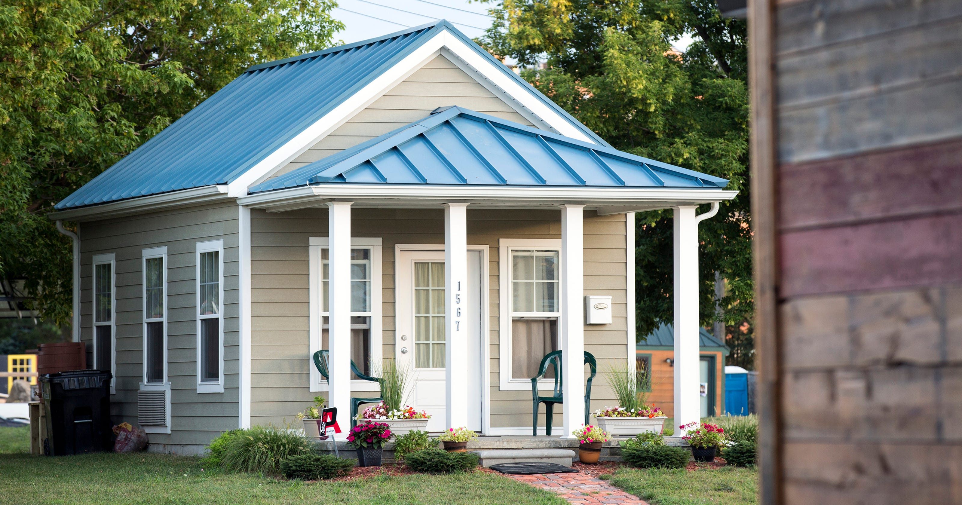 Tour tiny homes in Detroit that give residents chance to own