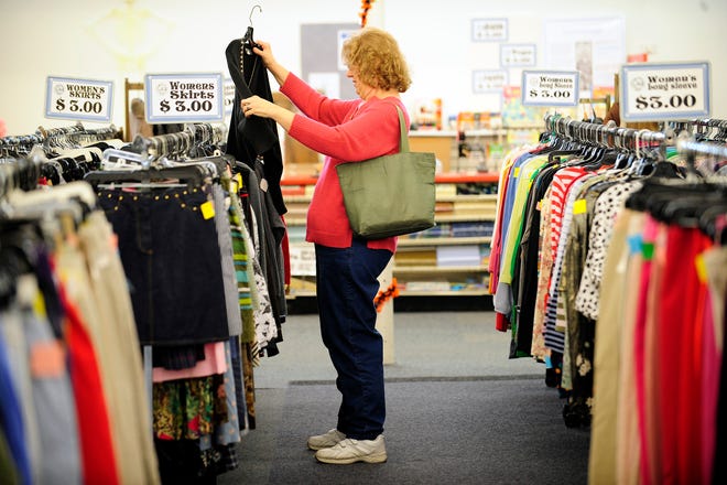 Thrift-store shopping is trendy again, as people look to score one-of-a-kind clothes and home goods at a discount.