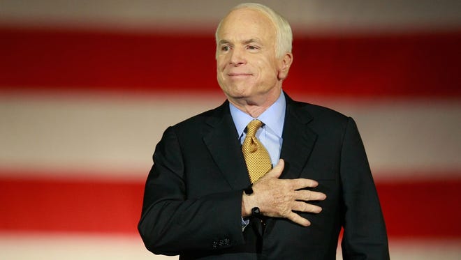 The late Sen. John McCain was born on Aug. 29, 1936, in Coco Solo, Panama, where his father was stationed with the U.S. Navy.