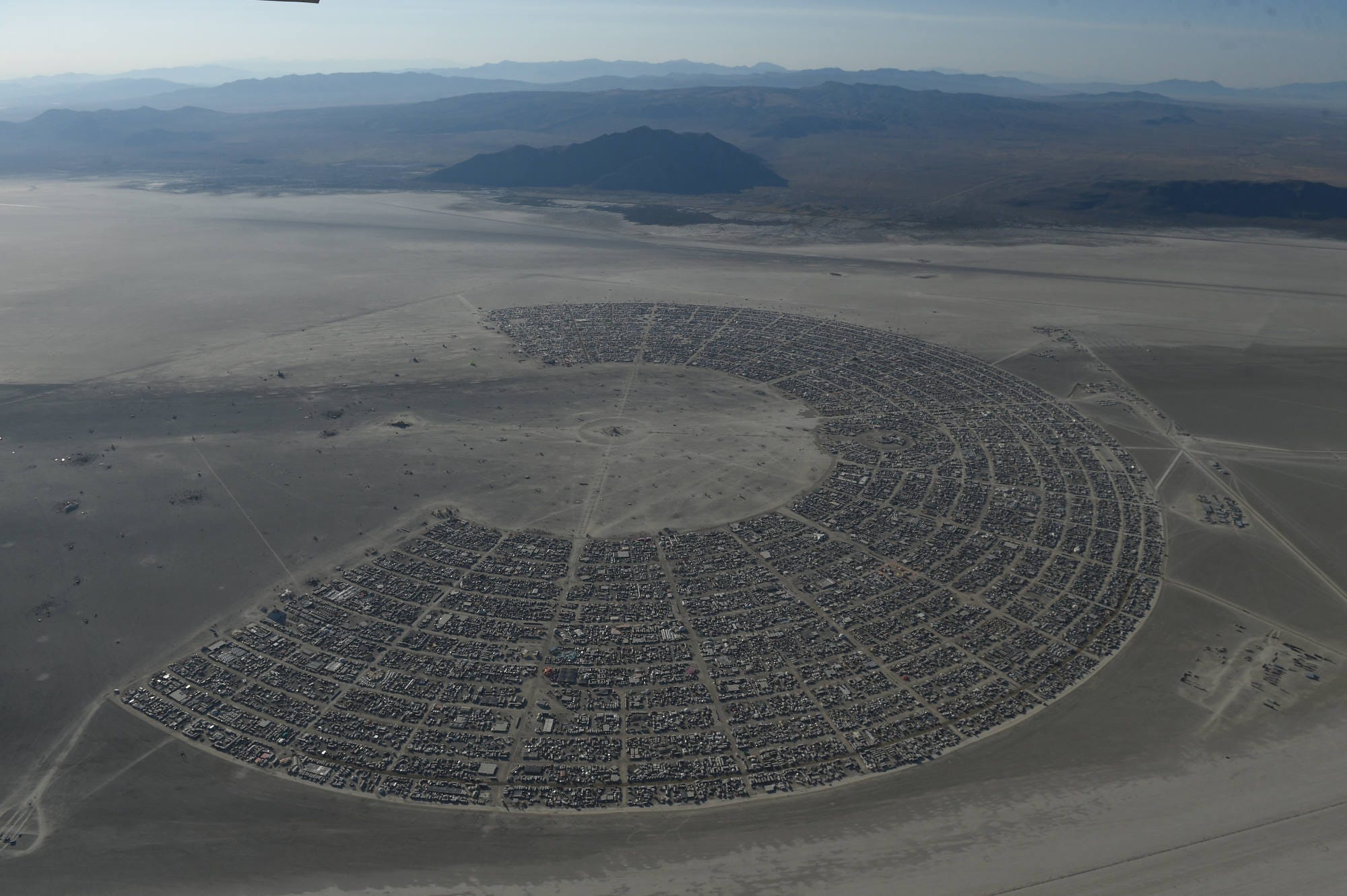 Burning Man from above Check out this aerial view of the playa!