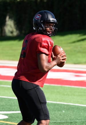 Senior quarterback Dwayne Lawhorn and the St. Cloud State football team opened up the 2019 season with a 35-12 at the University of Mary on Thursday.
