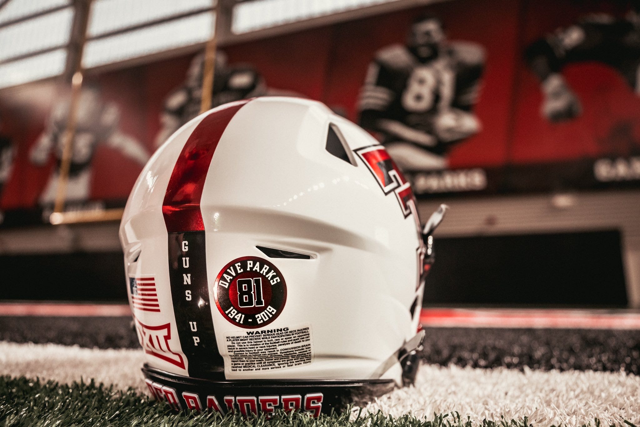 Texas Tech Football To Honor Parks With Helmet Sticker All Season