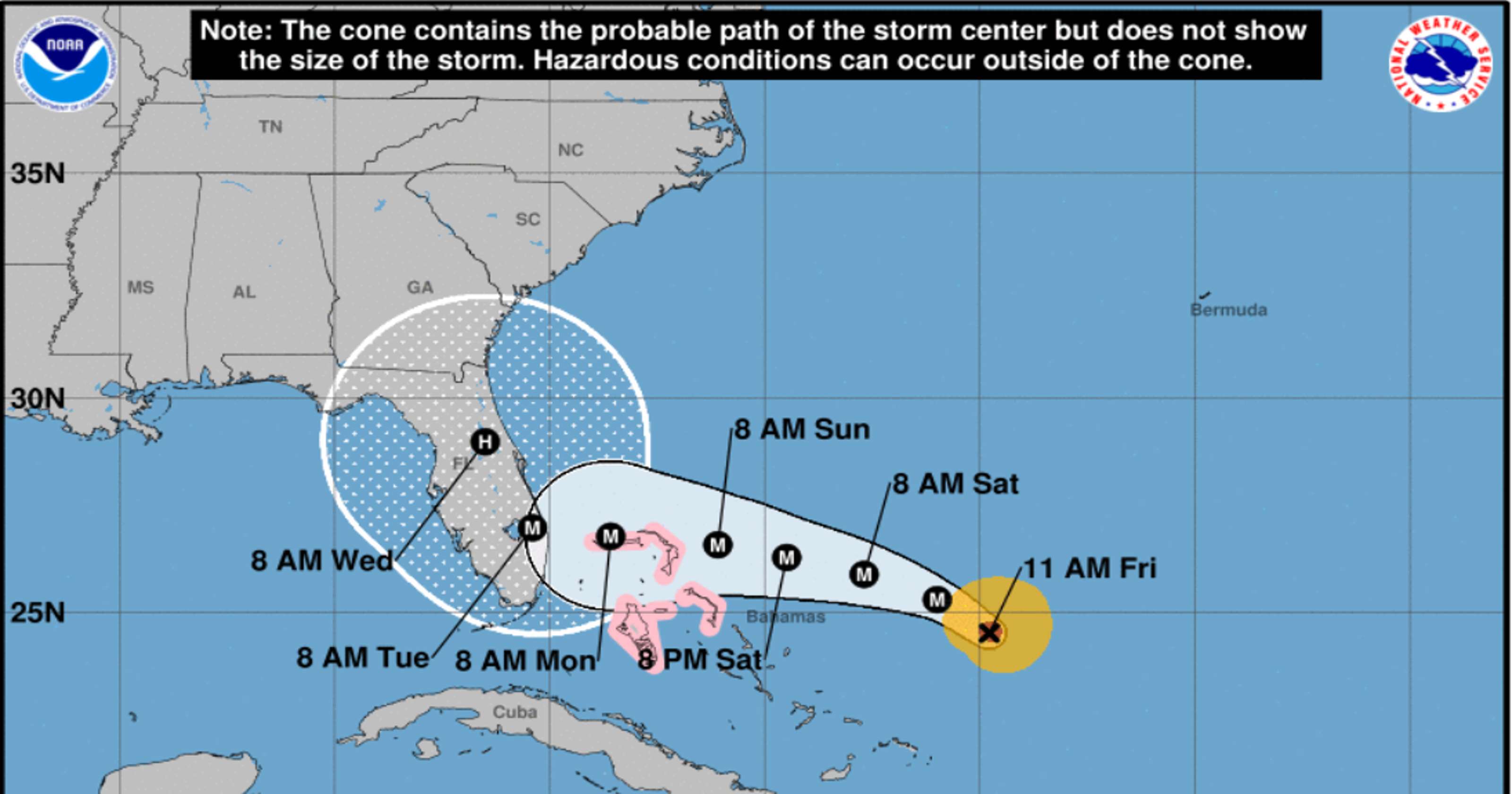 Hurricane Dorian strengthens into Category 3 storm