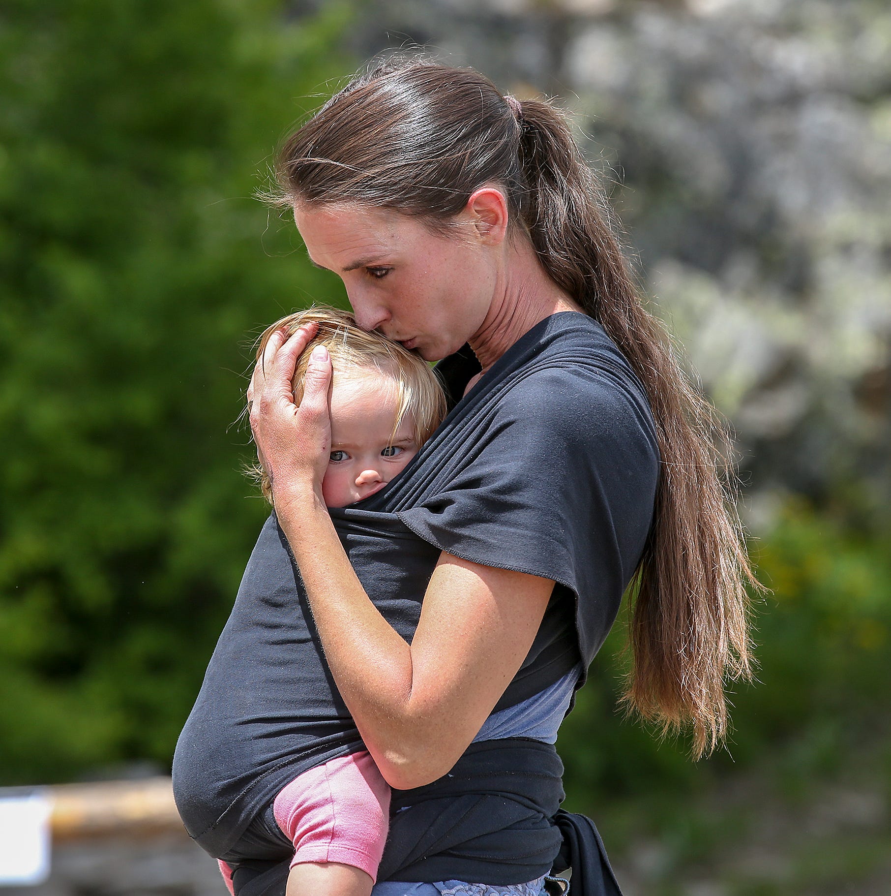 Rachael Denhollander finds peace in the Tetons with her family.