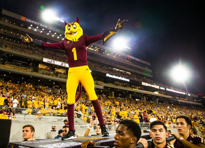 Sparky the Sun Devil evidently creeps some people out. He was listed as one of the "creepiest" mascots in college by a recent survey.