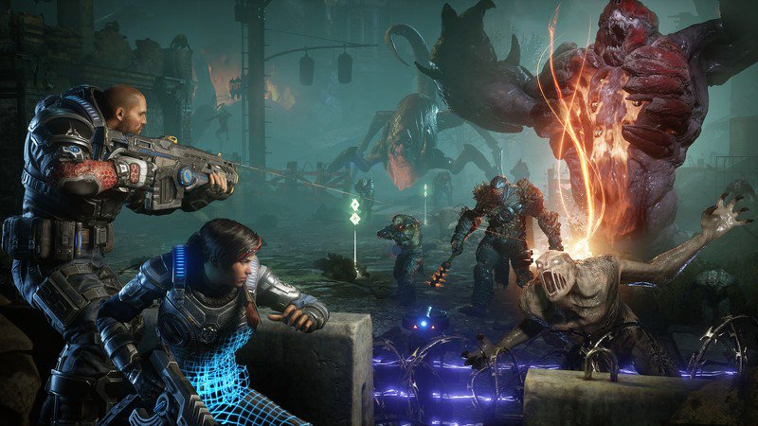 Gears 5: The Locust is back in Gears 5. This third-person tactical shooter offers a bigger campaign mode and several multiplayer options.