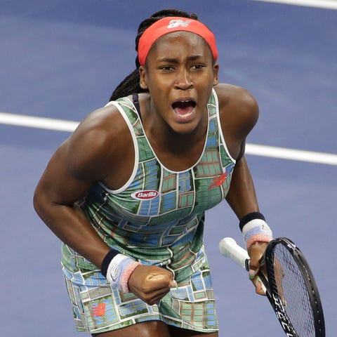 Coco Gauff thrilled the crowd with her second-roun