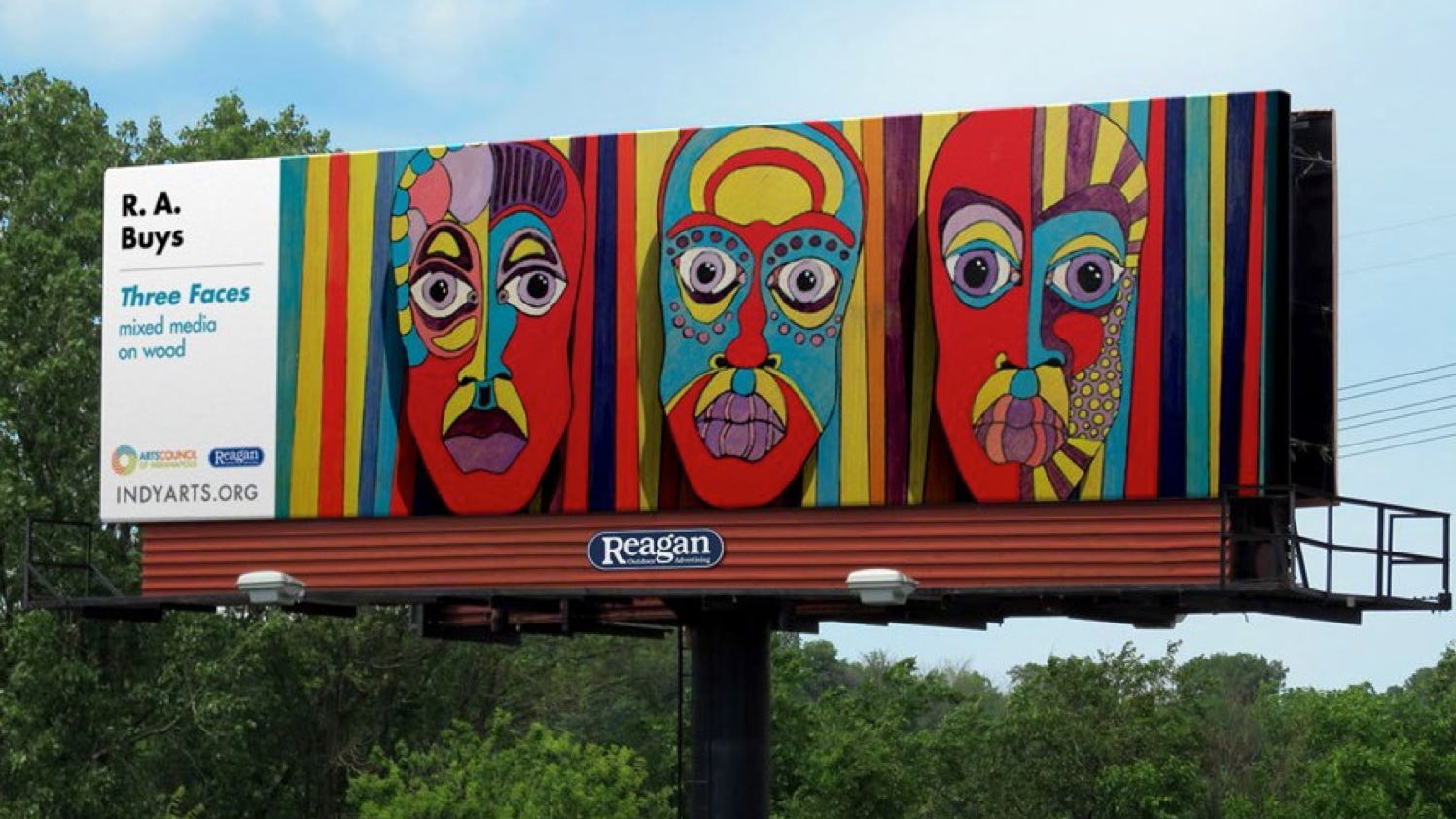 Vote for your favorite 'High Art' billboard in Central Indiana.