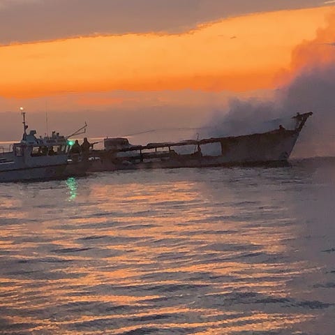 This photo from the Ventura County Fire Department