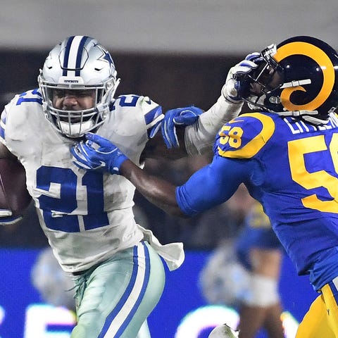 Dallas Cowboys running back Ezekiel Elliott will b