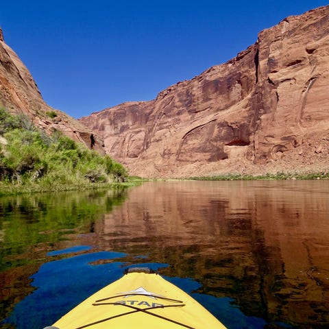 Kayak Horseshoe Bend offers backhaul service up th