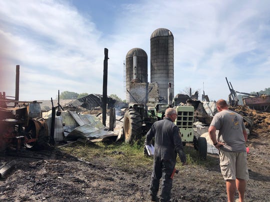 Myerstown Barn Fire Kills Cows Farmer Charged With Assault On Cop