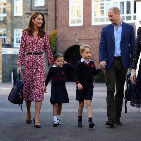 Princess Charlotte  with her parents, Prince Willi