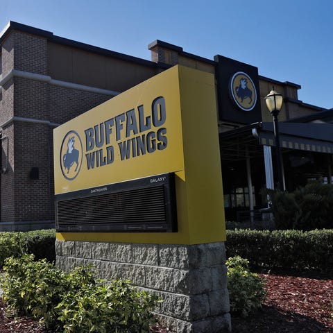 A Buffalo Wild Wings restaurant is shown Tuesday, 