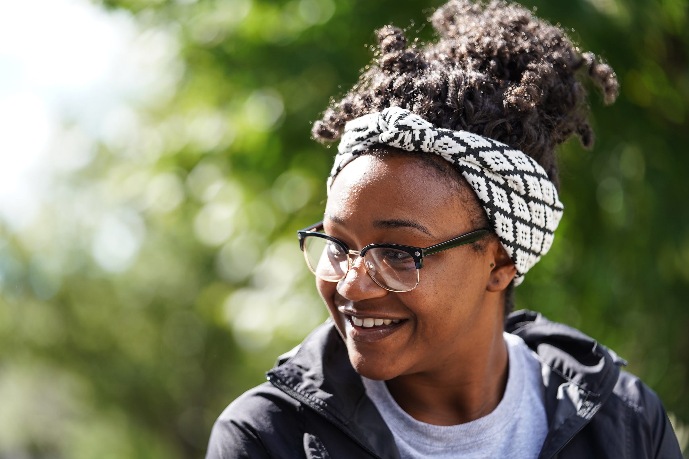 Wayne State University student DeLawren Bradshaw of Southfield talks about how she's trying to hold the line and borrow less than $20,000 for college on the campus of Wayne State University in Detroit on Wednesday, September 4, 2019.