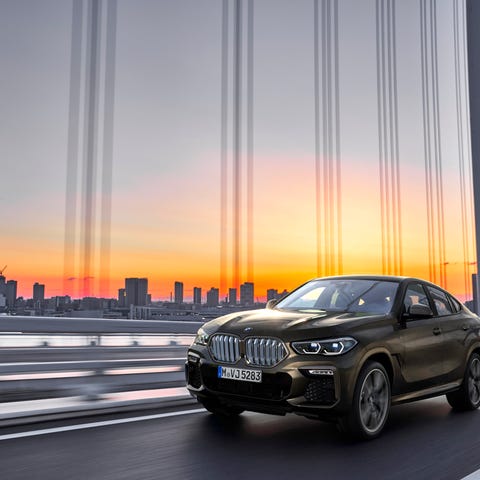 The new BMW X6 SUV debuts at the Frankfurt auto sh