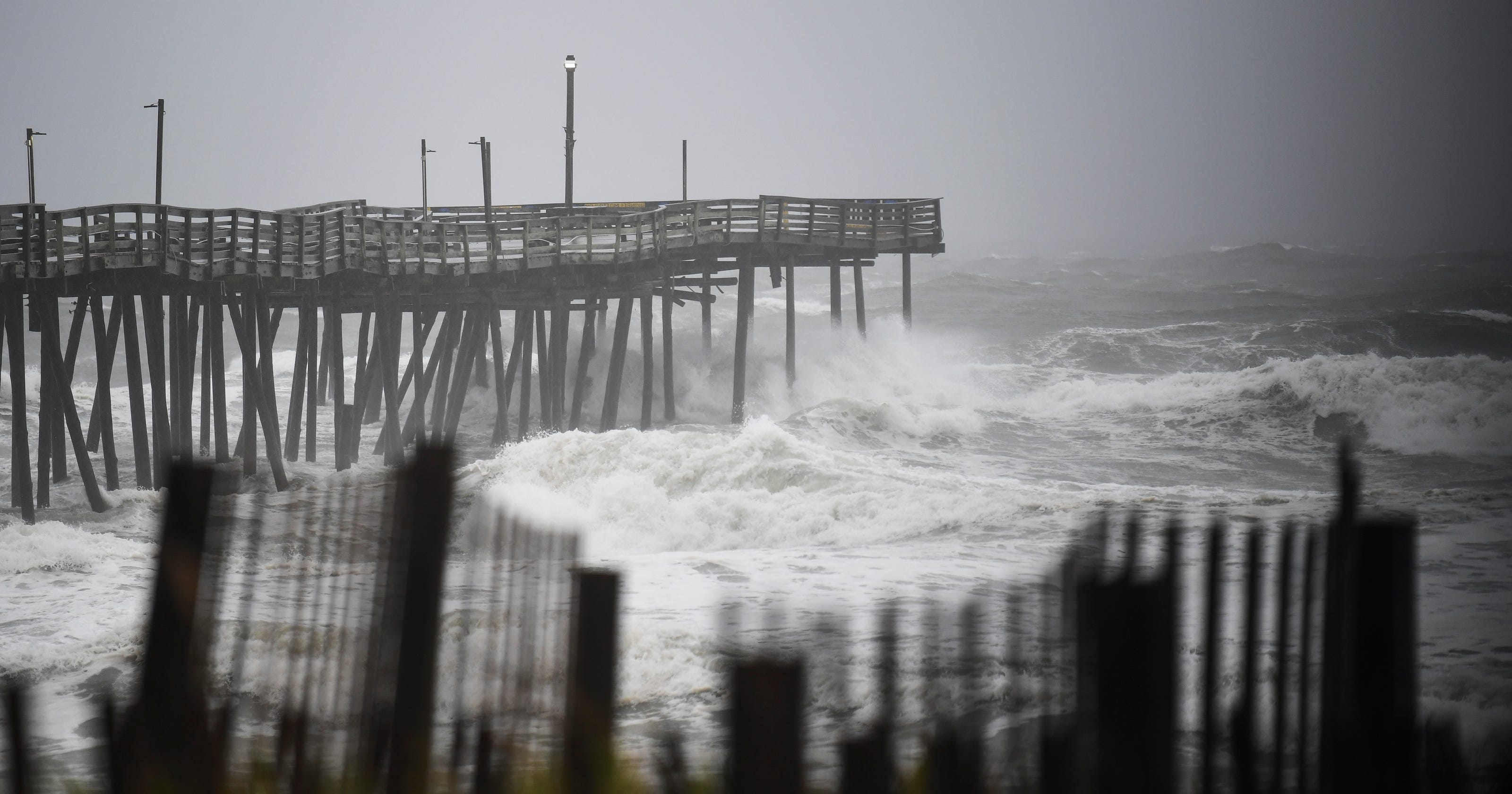 Hurricane Dorian Makes Landfall Over Cape Hatteras North