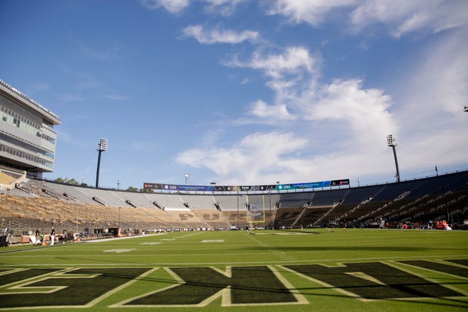 Mitch Daniels Limited Capacity At Ross Ade Stadium For Purdue