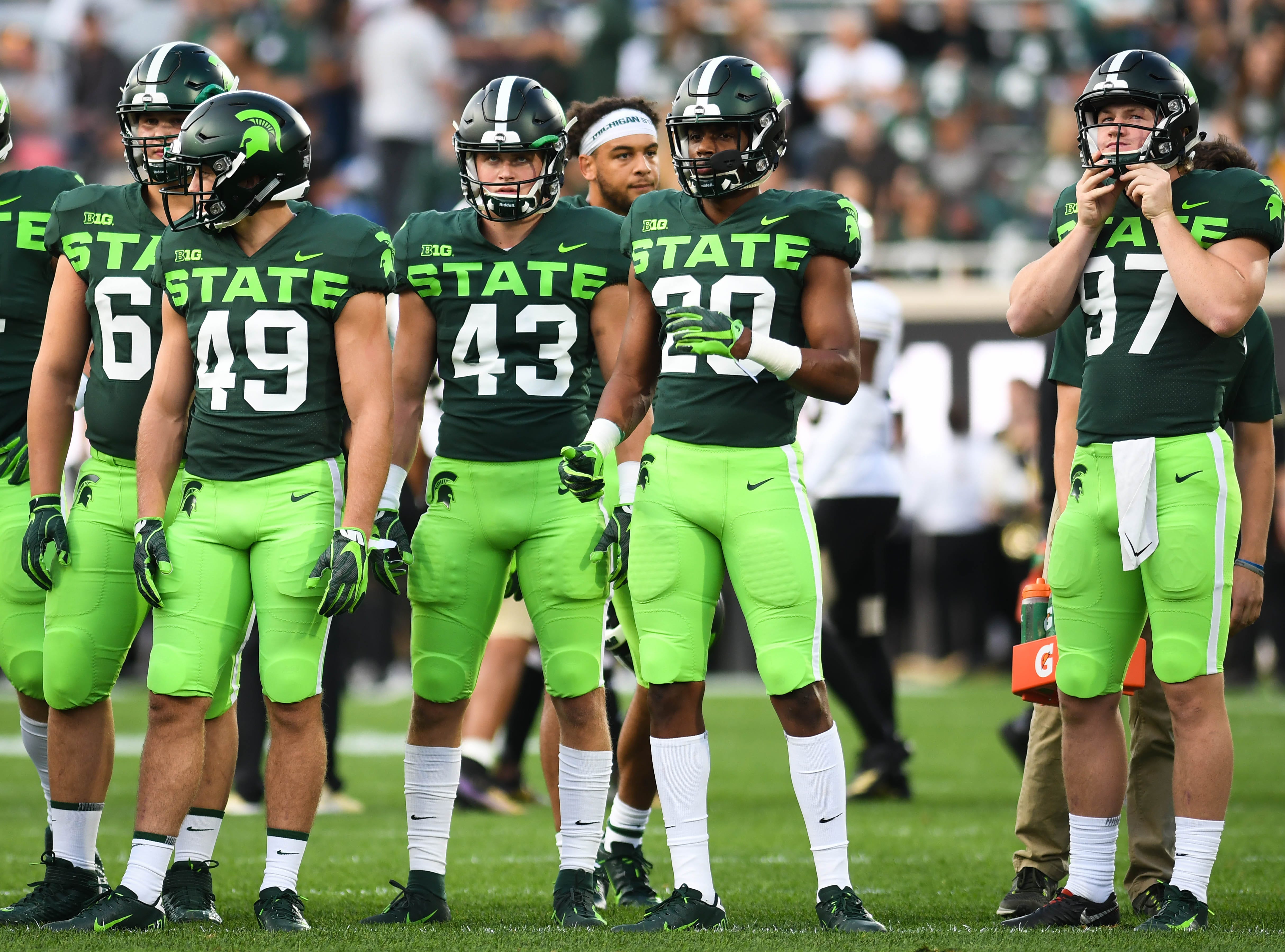 michigan state university football jersey