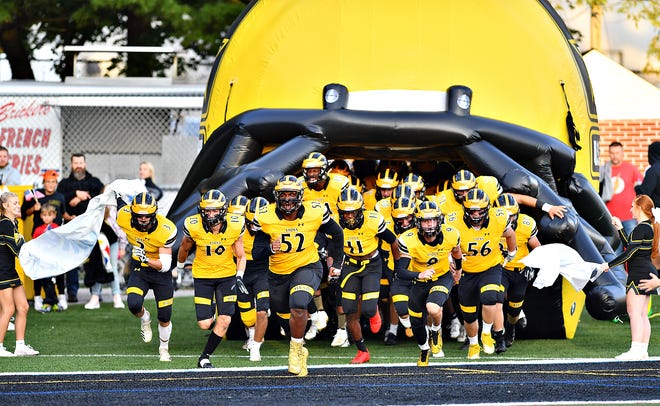 Chambersburg vs Red Lion during football action at Horn Field in Red Lion, Friday, Sept. 6, 2019. Red Lion would win the game 26-21. Dawn J. Sagert photo