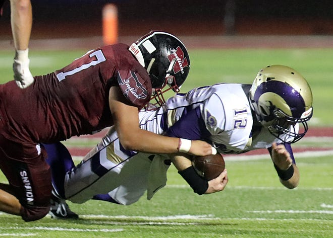 Nyack defeated Clarkstown North 20-0 during Friday night football game at Nyack High School Sept. 6, 2019. 