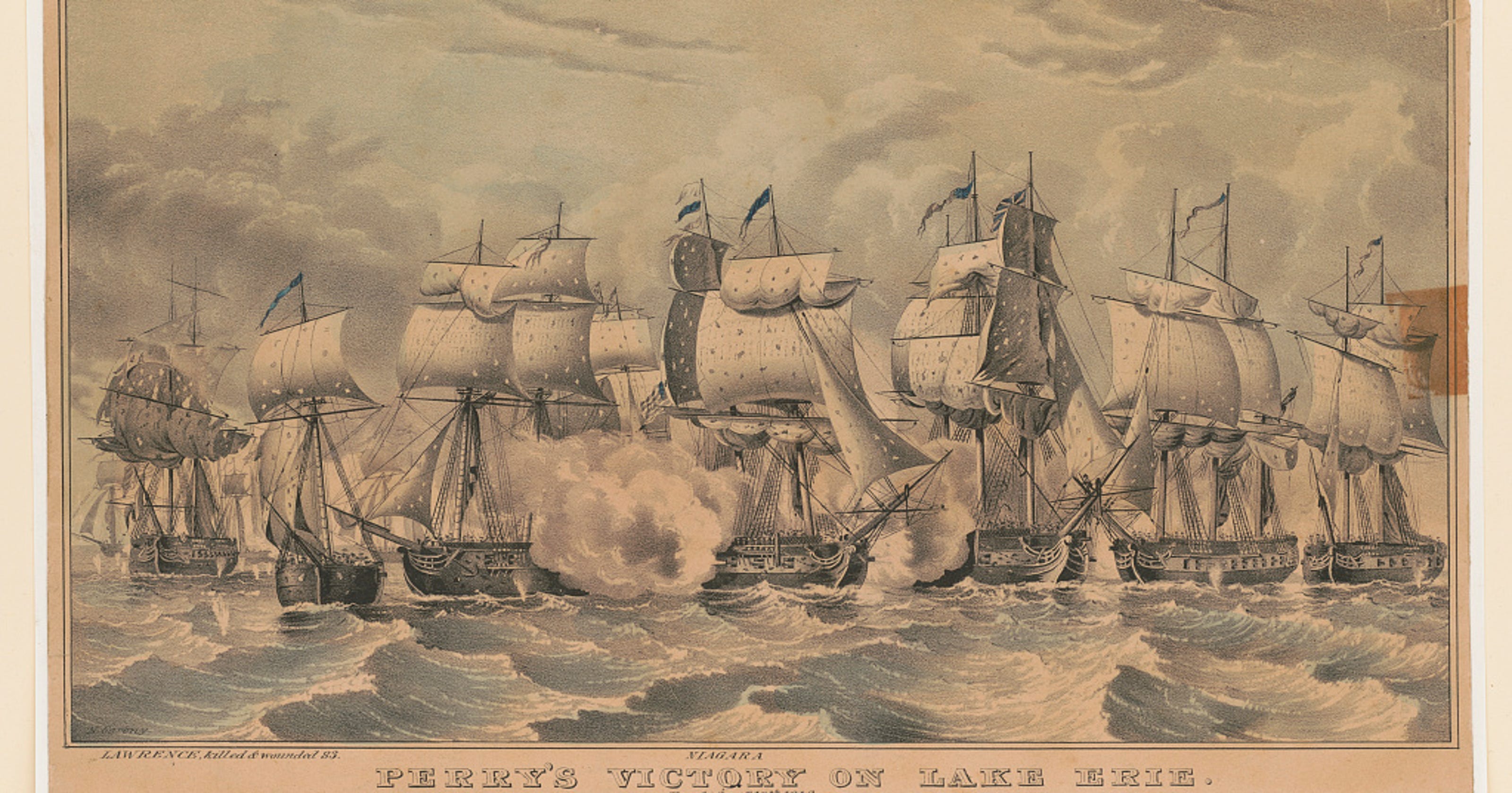 Today in History September 10 1813: Oliver Perry defeated British in