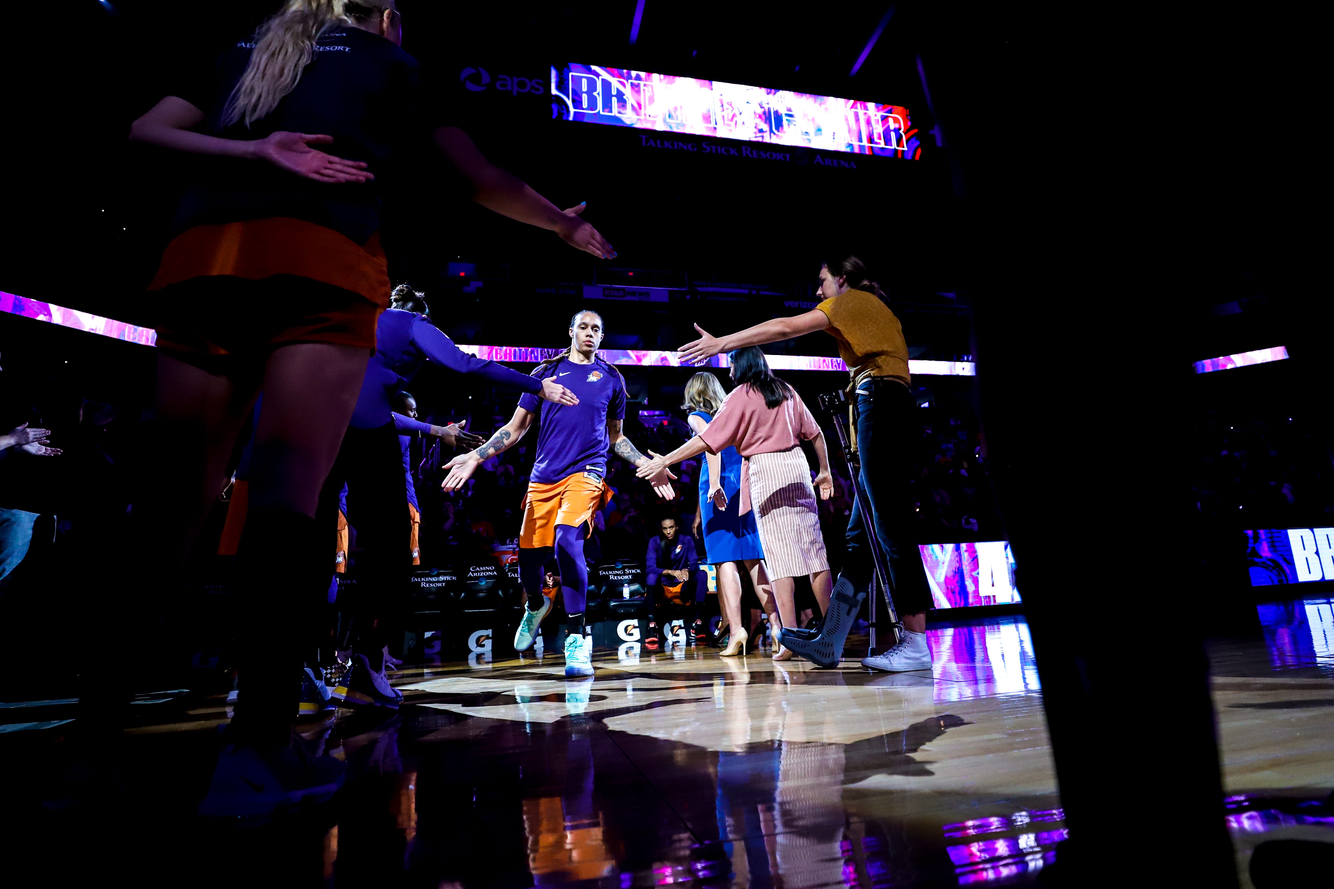 Mercury S Brittney Griner Will Not Be On Court For National Anthem