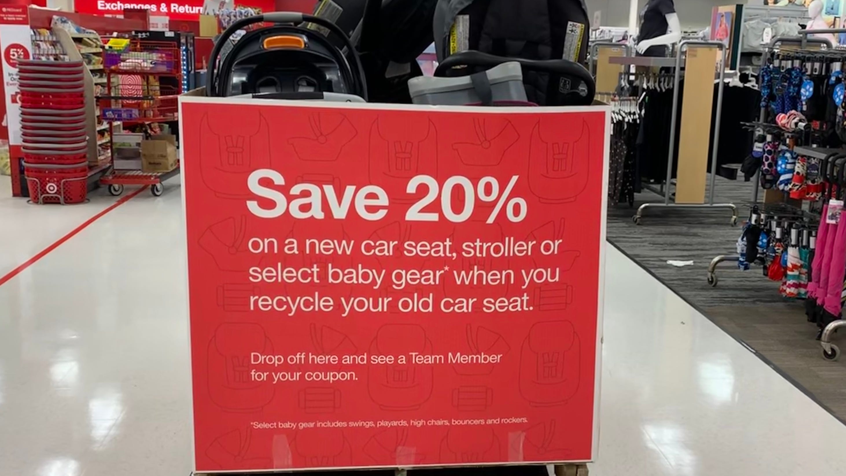 Target car seat trade in 2021: Get 20% coupon through April 17