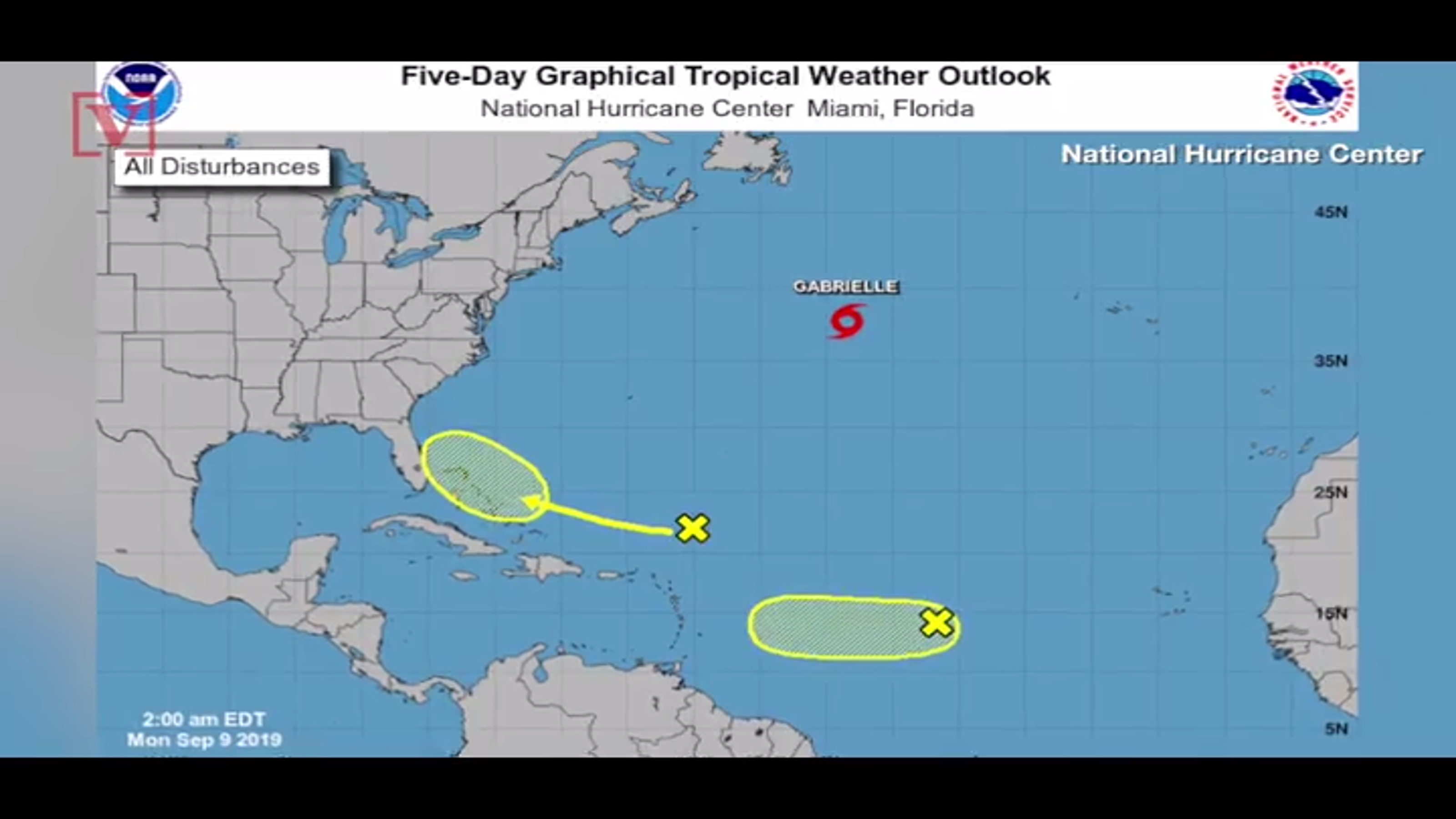2 more storms in the Atlantic forming after Hurricane Dorian