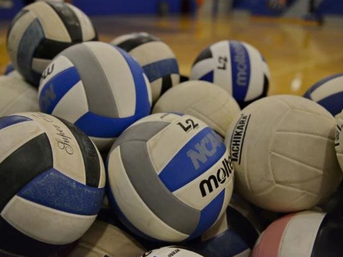 team volleyballs