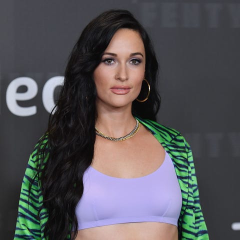 Kacey Musgraves arrives for the Savage X Fenty Sho