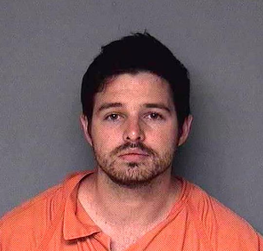 This photo provided by the Dallas County Jail shows Justin Wynn. Court officials in central Iowa say they're behind the hiring of two men who were arrested after breaking into the Dallas County Courthouse. The Des Moines Register reports 29-year-old Wynn, of Naples, Fla., and 43-year-old Gary Demercurio, of Seattle, were found in the courthouse early Wednesday, Sept. 11, 2019, after an alarm was tripped. Both face burglary charges and are being held on $50,000 bond apiece.