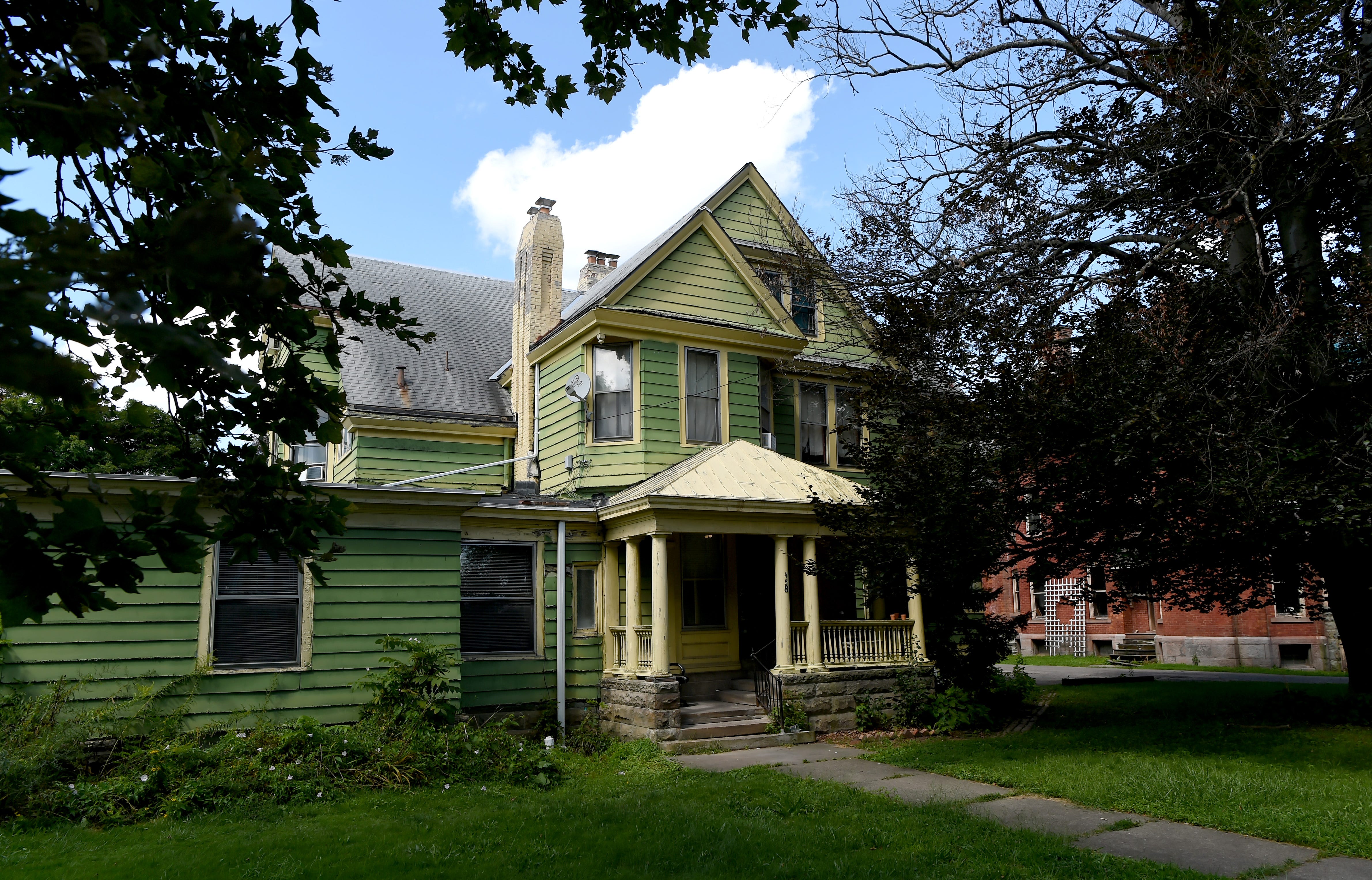 The Elmira apartment building where medium Jane Roberts  channeled "Seth." Kate Holton and Oshara Waago are now hoping to turn the building into a Seth learning center.