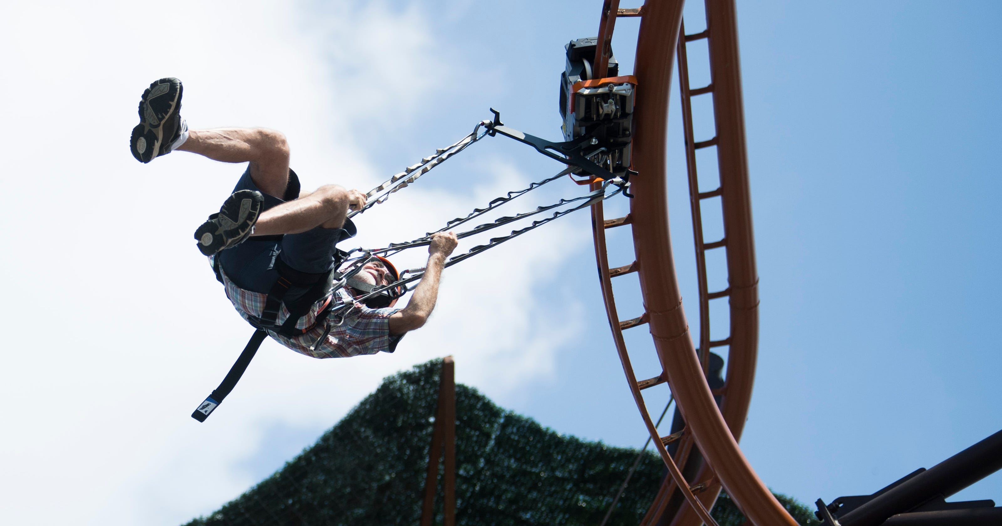 Paula Deen unveils zipline roller coaster in Pigeon Tennessee