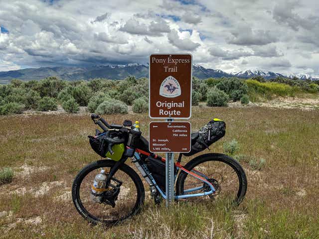 A Woman Biked The Entire Pony Express Route Here S How She Survived