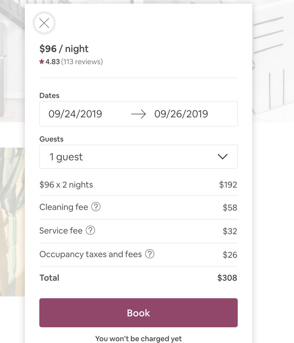 Hotwire, Airbnb, Priceline slip in hidden fees in cart for hotel rooms