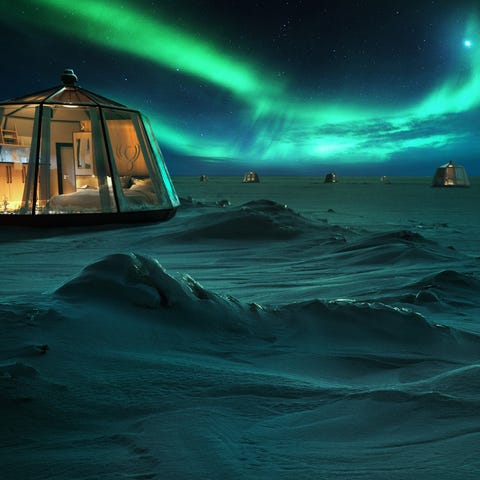 The igloos, which have been tested in extreme weat