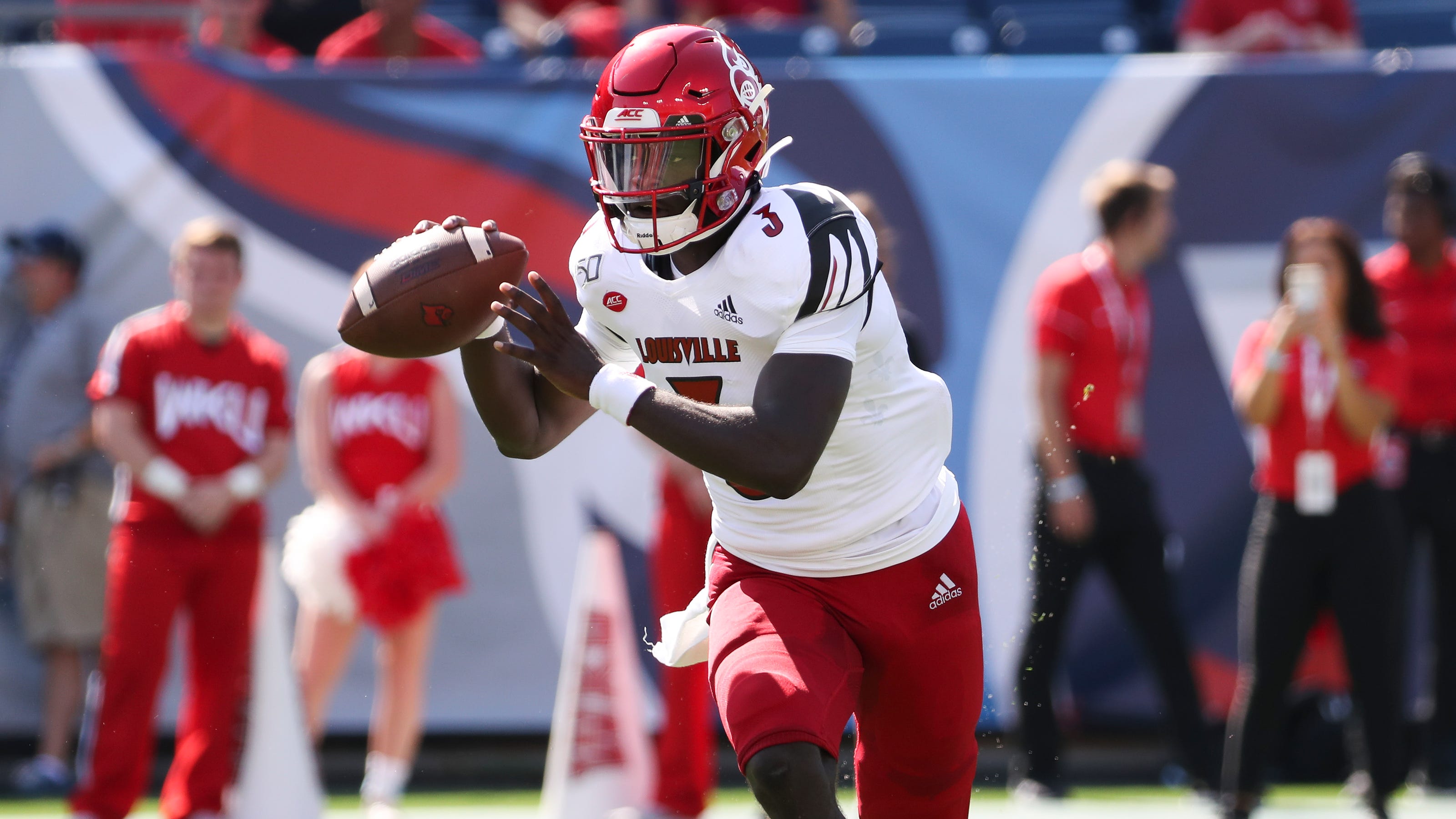 Louisville Football Jawon Pass Malik Cunningham Working On Accuracy